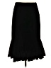 JS Collections Solid Black Formal Skirt Size 4 - photo 1