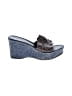 Donald J Pliner Blue Wedges Size 8 - photo 1