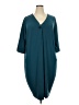 Evans Solid Teal Casual Dress Size 18 - 20 - photo 1