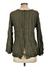 Dear John 100% Rayon Green Long Sleeve Blouse Size L - photo 2