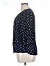 JCPenney 100% Rayon Polka Dots Blue 3/4 Sleeve Blouse Size XL - photo 5
