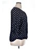 JCPenney 100% Rayon Polka Dots Blue 3/4 Sleeve Blouse Size XL - photo 4