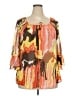 I.N. Studio Orange 3/4 Sleeve Blouse Size 2X - photo 1
