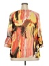 I.N. Studio Orange 3/4 Sleeve Blouse Size 2X - photo 2