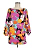 Trina Turk Orange 3/4 Sleeve Blouse Size M - photo 1