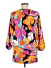 Trina Turk Orange 3/4 Sleeve Blouse Size M - photo 2