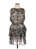 Express 100% Polyester Animal Print Gray Cocktail Dress Size XL - photo 1