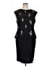 St. John Black Cocktail Dress Size 16 - photo 1