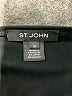 St. John Black 3/4 Sleeve Top Size M - photo 7