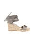 Splendid 100% Leather Gray Wedges Size 10 - photo 1