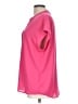 Cynthia Steffe 100% Polyester Pink Short Sleeve Blouse Size L - photo 5