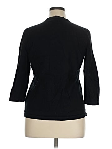 Jones New York Sport 3/4 Sleeve Button-Down Shirt (view 2)