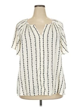 Lane Bryant Short Sleeve Blouse