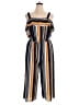No Boundaries Stripes Orange Jumpsuit Size XL - photo 1