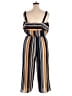 No Boundaries Stripes Orange Jumpsuit Size XL - photo 2