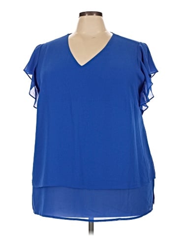 MICHAEL Michael Kors Short Sleeve Blouse (view 1)
