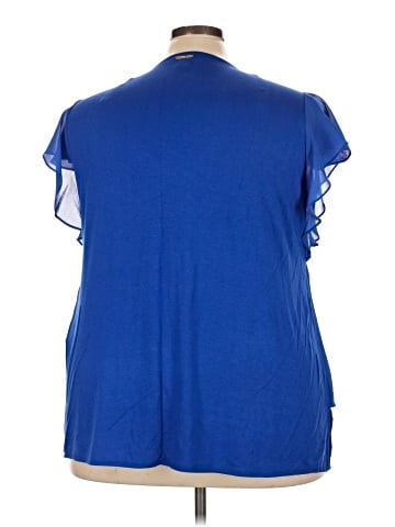 MICHAEL Michael Kors Short Sleeve Blouse (view 2)