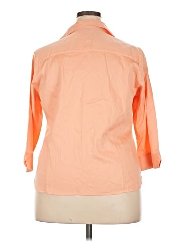 DressBarn 3/4 Sleeve Button-Down Shirt (view 2)