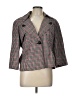Nine West 100% Polyester Checkered-gingham Red Blazer Size 12 - photo 1