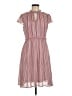 ModCloth 100% Polyester Stripes Pink Casual Dress Size M - photo 1