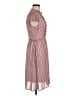 ModCloth 100% Polyester Stripes Pink Casual Dress Size M - photo 4