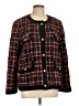 Anine Bing Plaid Burgundy Jacket Size L - photo 1