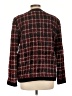 Anine Bing Plaid Burgundy Jacket Size L - photo 2