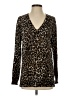 MICHAEL Michael Kors Animal Print Brown Pullover Sweater Size S - photo 1