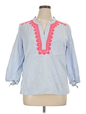 Vineyard Vines 3/4 Sleeve Blouse (view 1)