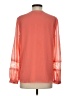 Calvin Klein 100% Polyester Orange Long Sleeve Blouse Size S - photo 2