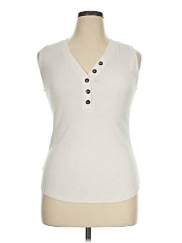 Ann Taylor LOFT Sleeveless T-Shirt (view 1)