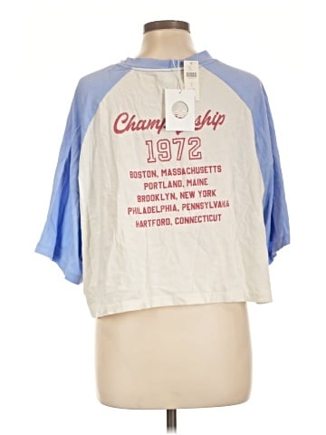Daily Practice By Anthropologie 3/4 Sleeve T-Shirt (view 2)
