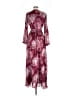 AaKaa 100% Polyester Burgundy Cocktail Dress Size S - photo 2