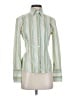 Esprit Stripes Green Long Sleeve Blouse Size 2 - photo 1