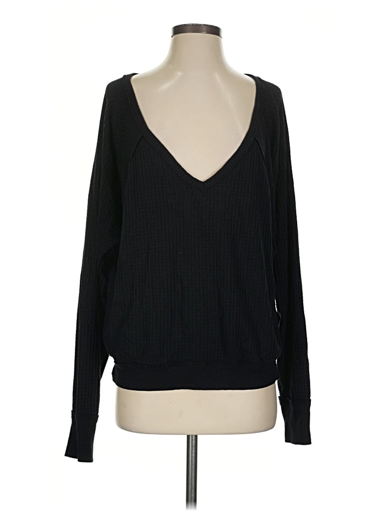 Pre-owned We The Free Long Sleeve T-shirt In Black