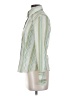 Esprit Stripes Green Long Sleeve Blouse Size 2 - photo 5