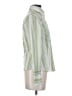 Esprit Stripes Green Long Sleeve Blouse Size 2 - photo 4