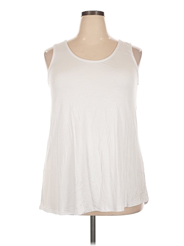 Pre-owned Agnes & Dora Sleeveless T-shirt In Ivory