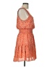 Lush 100% Polyester Orange Casual Dress Size L - photo 4