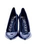 Calvin Klein 100% Leather Blue Heels Size 6 - photo 2