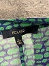 Eclair 100% Polyester Teal Sleeveless Blouse Size L - photo 7