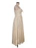 The Workshop 100% Polyester Tan Cocktail Dress Size M - photo 4
