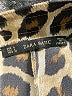 Zara Basic Animal Print Brown Casual Pants Size L - photo 7
