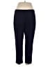 J.Jill Solid Blue Active Pants Size Lg Petite - photo 1