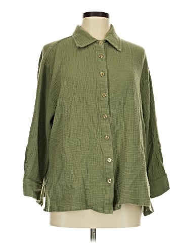 Rachel Pally 3/4 Sleeve Button-Down Shirt (view 1)