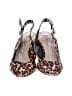 Sole Society 100% Leather Animal Print Brown Heels Size 7 - photo 2