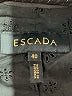 Escada 100% Baumwolle Stripes Black Gray Blazer Size EU 40 / US 10 - photo 6