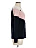 Maje Color Block Pink Pullover Sweater Size Med (2) - photo 4