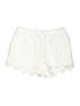 Alya 100% Polyester Hearts Ivory Shorts Size L - photo 1