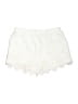 Alya 100% Polyester Hearts Ivory Shorts Size L - photo 2